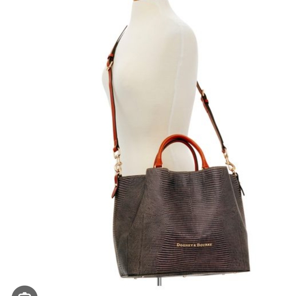 Dooney & Bourke Embossed Lizard Bag - Picture 2 of 15